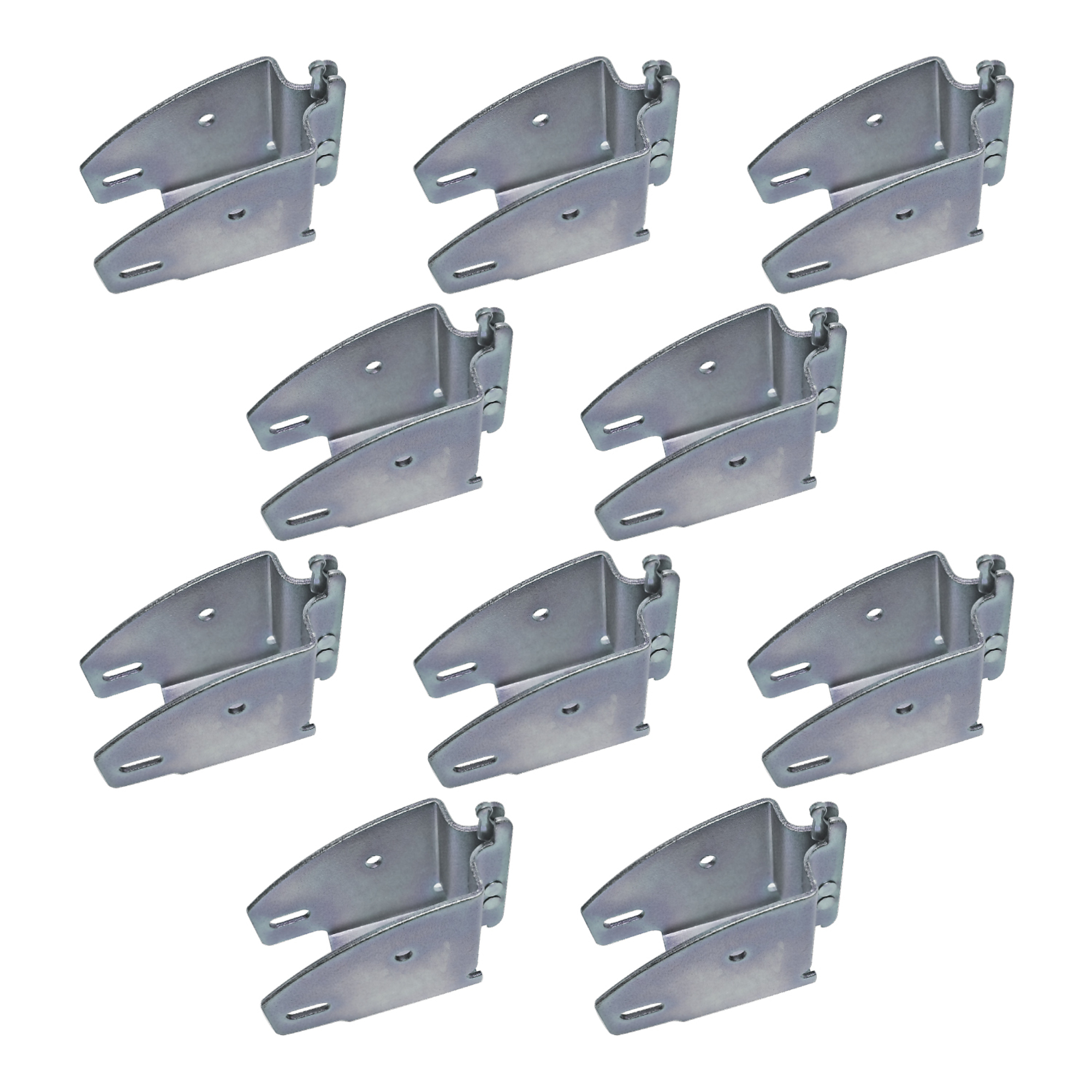 Snap-Loc E-Track Wood Beam End Socket - 10 Pk., 233-Lb. Working Load, Zinc-Plated Steel, Model# SLAEWESI10